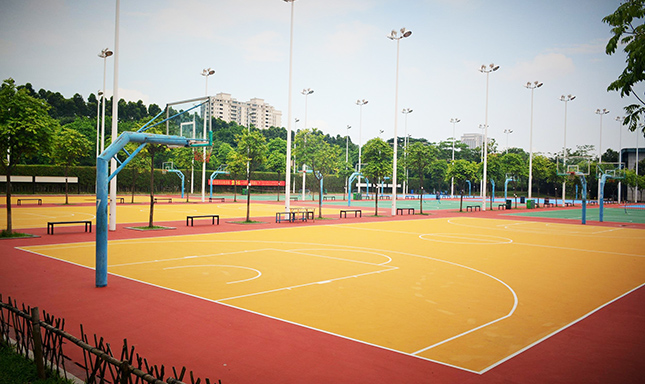 篮球架篮球场厂家天博体育